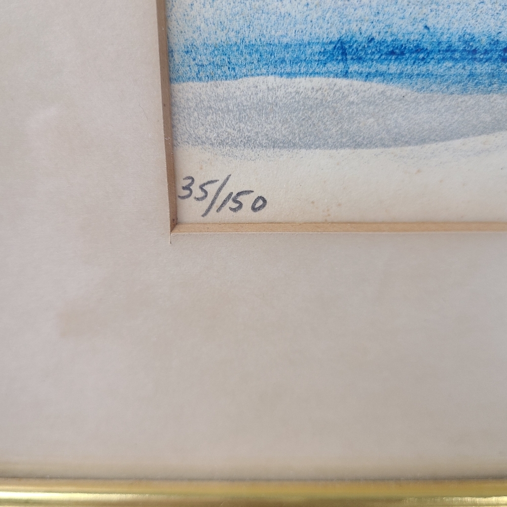 Joseph Kossonogi "Jaffa II" Signed Numbered Lithograph Print - Picture 9 of 11
